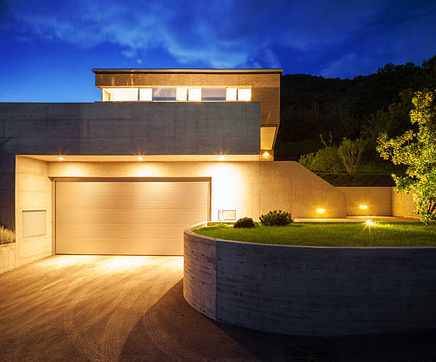 House Of Modern Design Night View